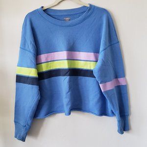 Aerie Distressed Crew Sweatshirt